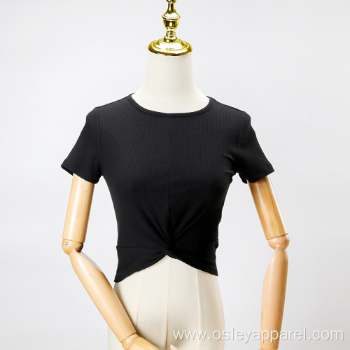 Front waist up girl short sleeve top